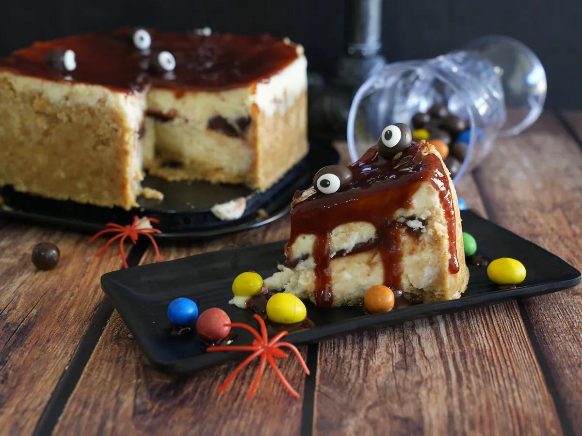 Cheesecake Sangriento de Guayaba (Versión Halloween)