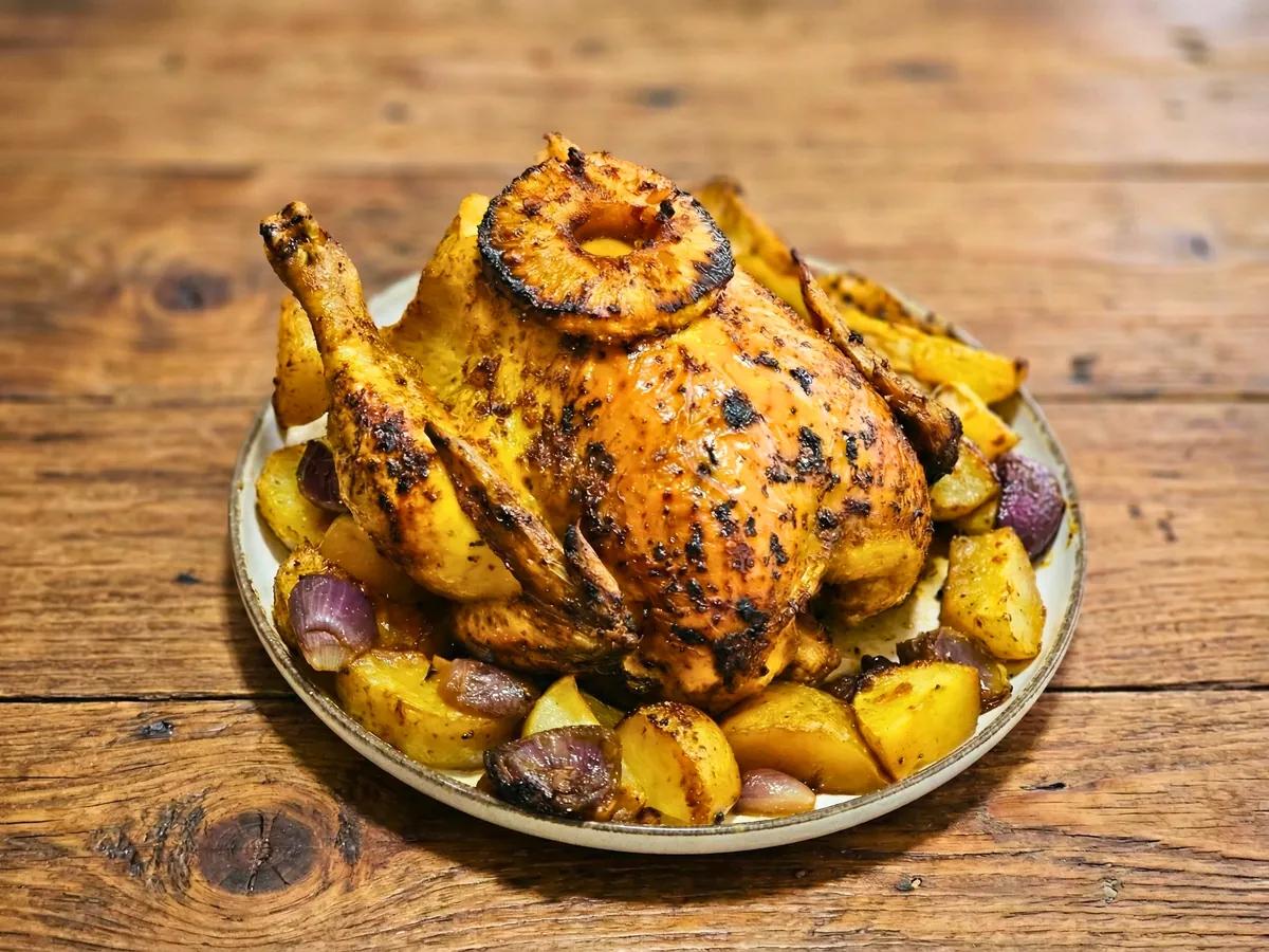 Pollo Asado con Piña