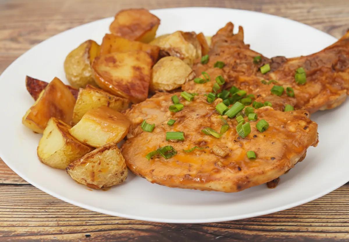 Chuletas de cerdo al horno